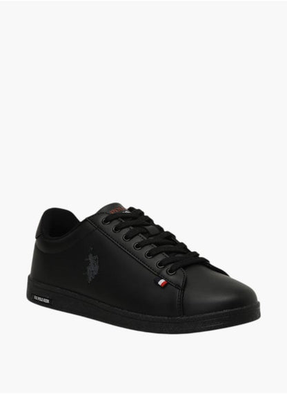 Men's Logo Detail Lace-Up Sneakers