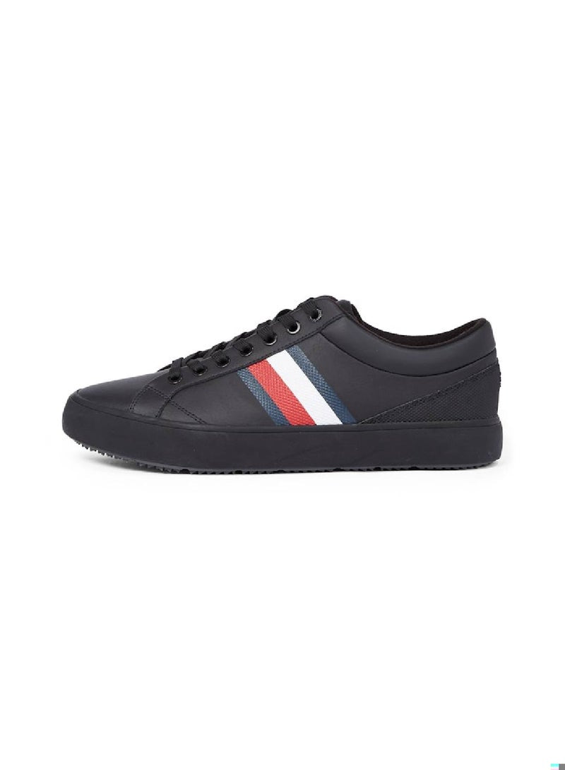 Leather Signature Tape Fine Cleat Sneakers
