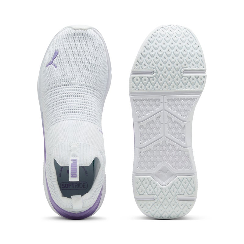 SOFTRIDE Pro Echo Womens Grey Slip-On Running Shoes