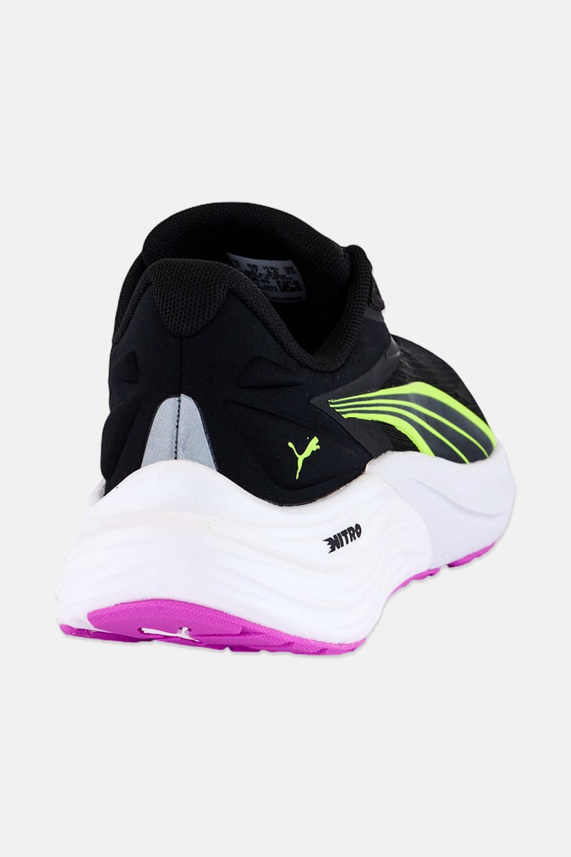 Women Electrify Nitro 4 Lace Up Running Shoes, Black