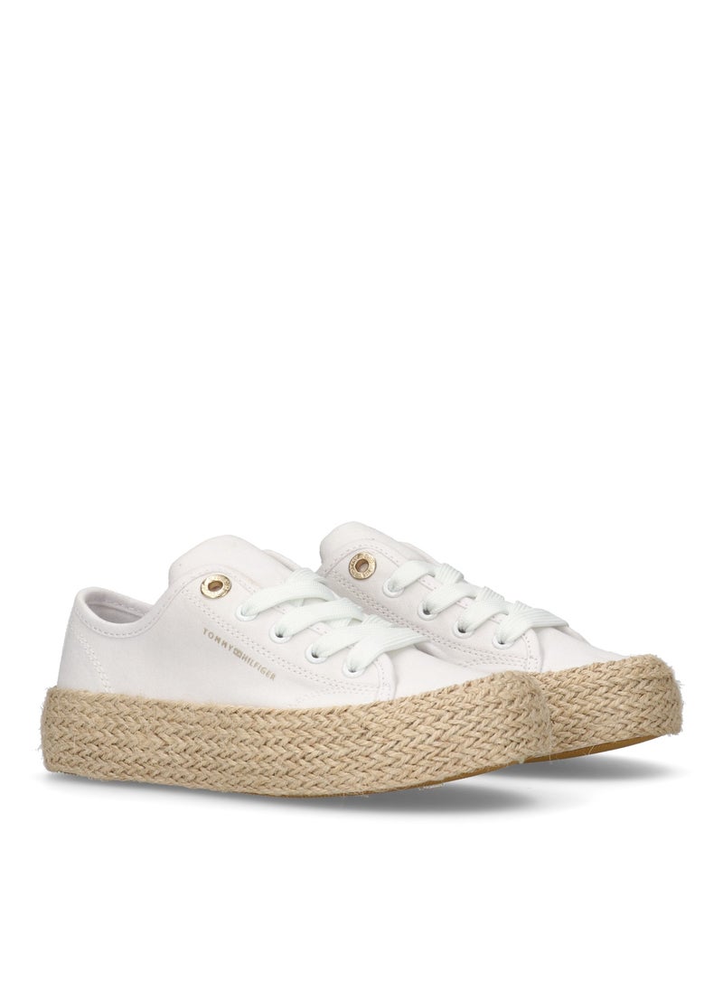 Kids Lace Up Low Top Sneakers