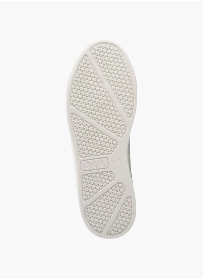 Women's Logo Detail Lace-Up Sneakers