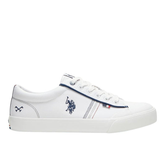 Men's White Classic Low-Top Sneakers,Lightweight Casual Shoes for Everyday Style