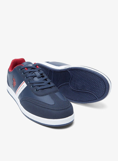 Men's Navy Low-Top Sneakers,Lightweight Shoes Casual for Classic Look