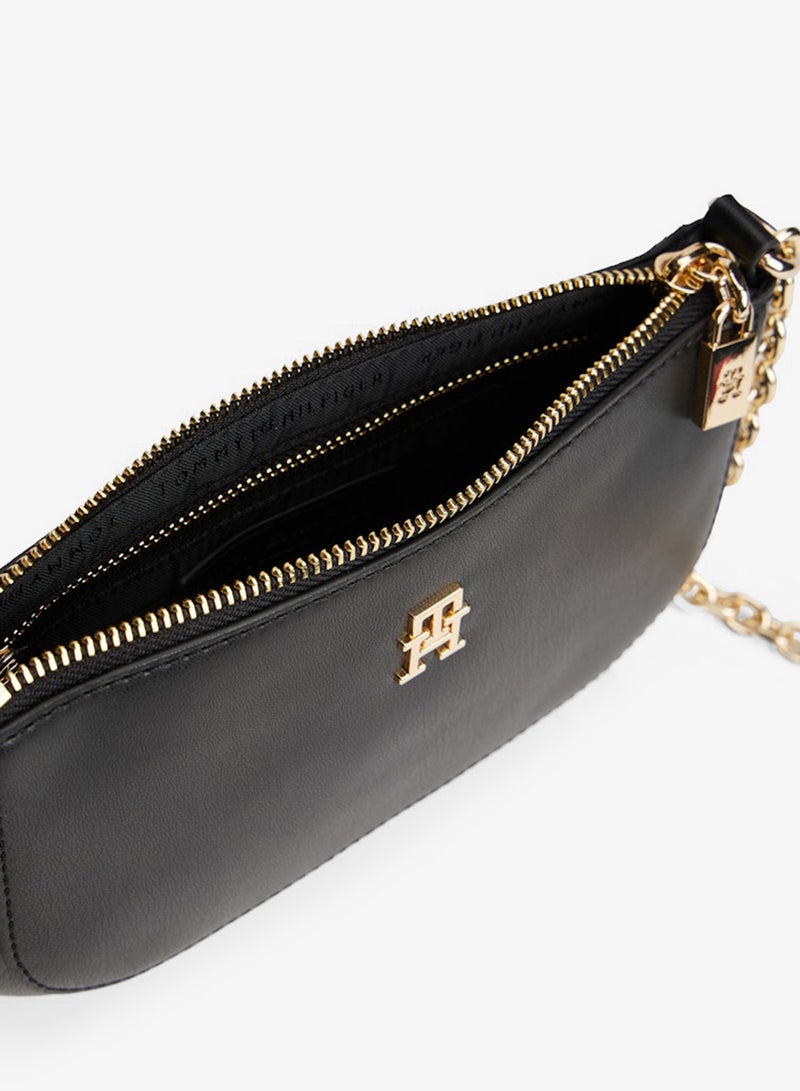 TH Monogram Chain Strap Crossbody Bag