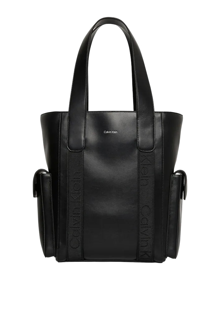 Casual Webbing Strap Tote