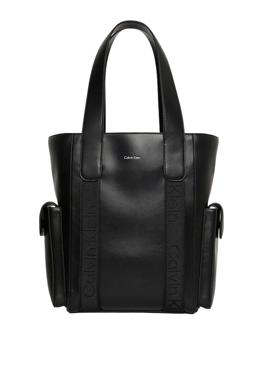Casual Webbing Strap Tote