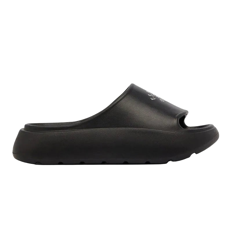 Women's Black Slides - High-Quality Sole Lightweight Shoes & Trendy Design Shoes