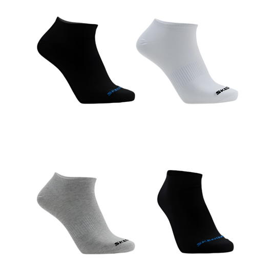 3 Pack Non Terry No Show Socks