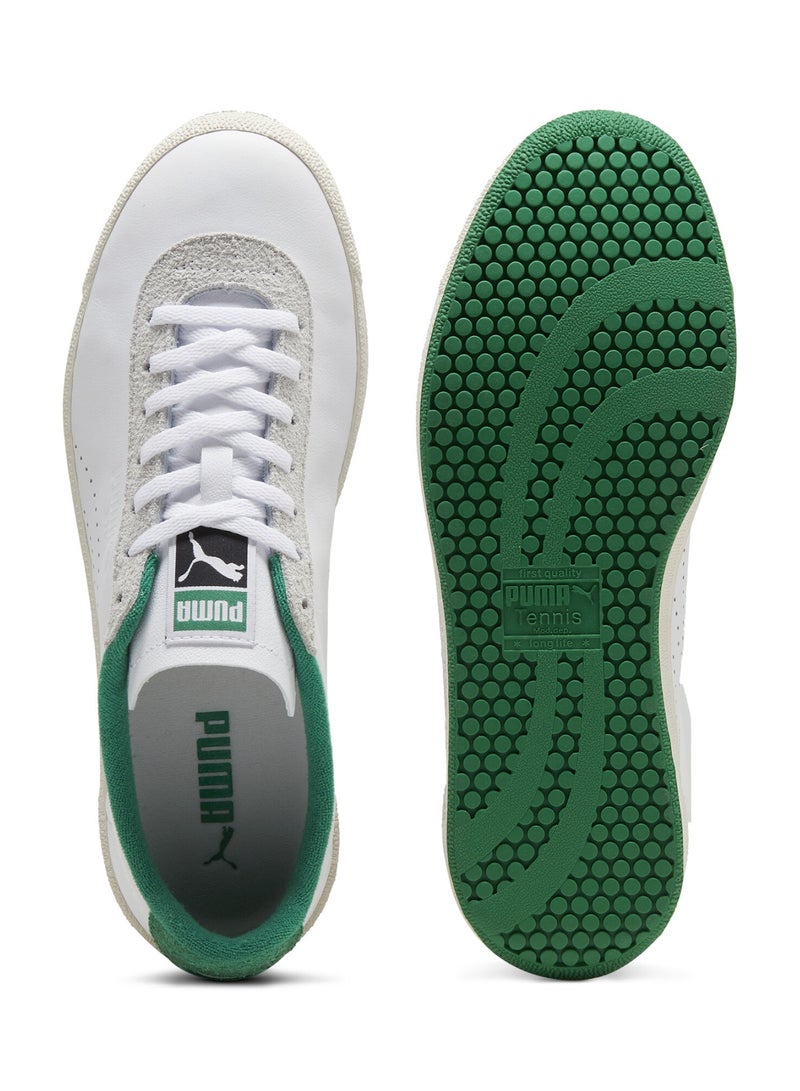 Star OG Mens White Green Sneakers