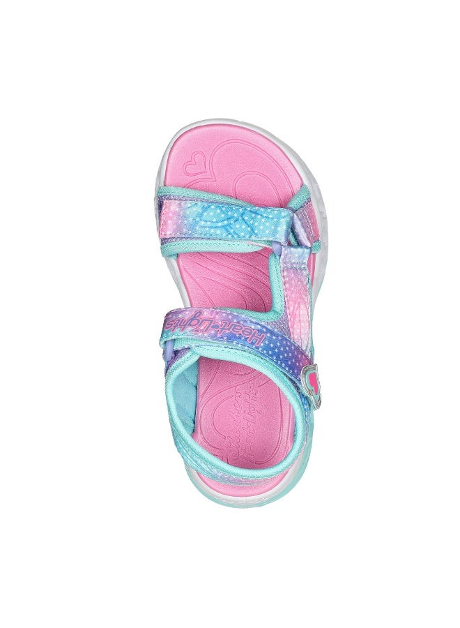 Skechers Flutter Hearts Sandal Kids' Silver Sandals