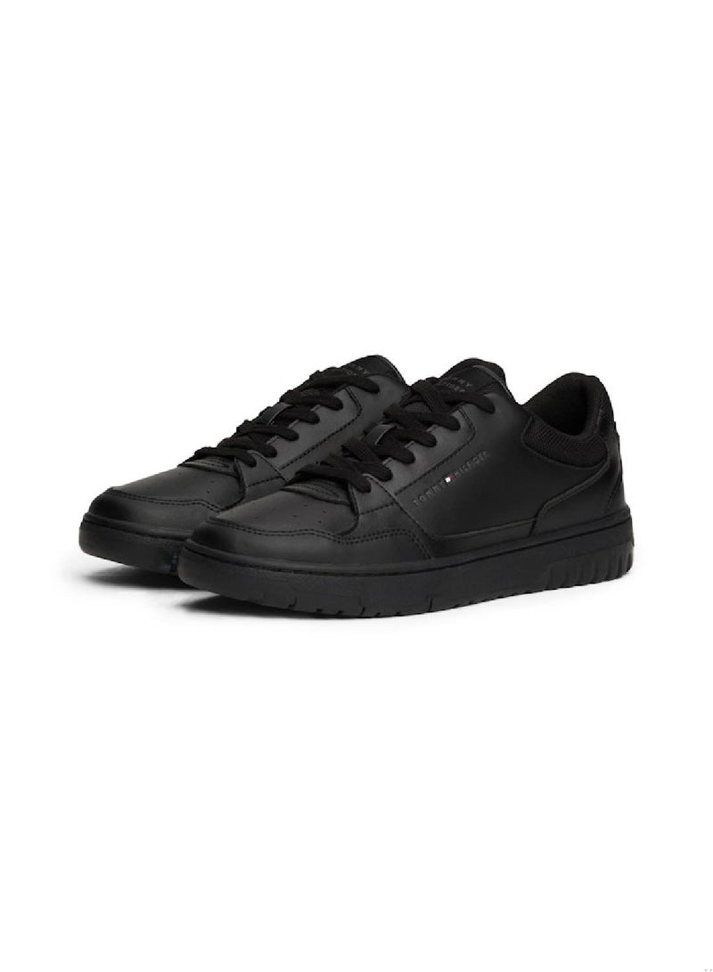 Leather Basketball Sneakers