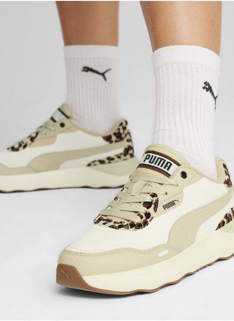 Runtamed Platform Drama Womens Beige Sneakers