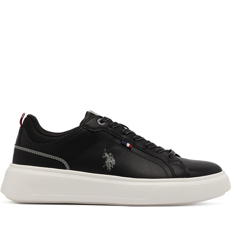 Men's Black Low-Top Sneakers - Designed for Style