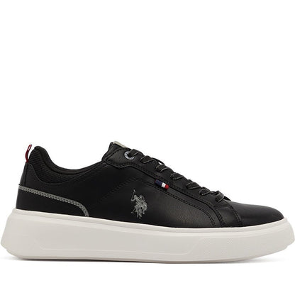 Men's Black Low-Top Sneakers - Designed for Style