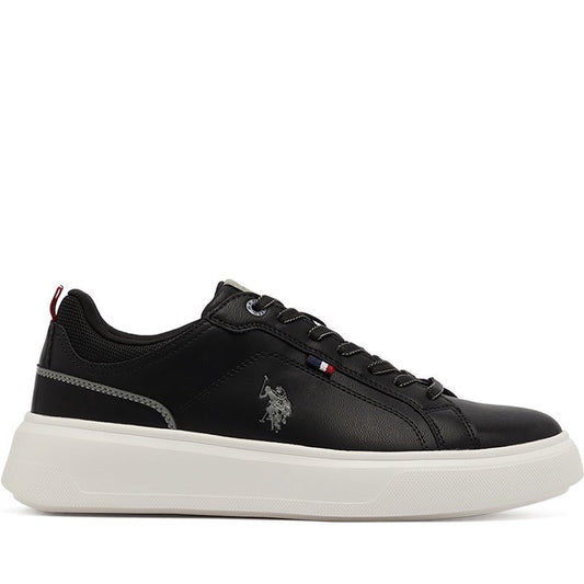 Men's Black Low-Top Sneakers - Designed for Style