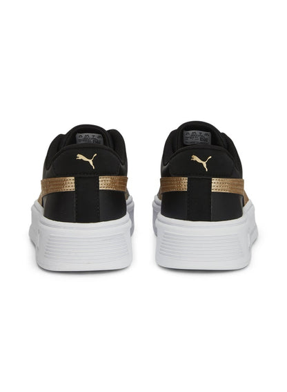 Smash Platform V3 Metallic Womens Black Sneakers