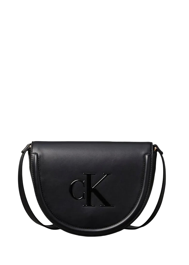 Logo Raised Saddle Crossbody
