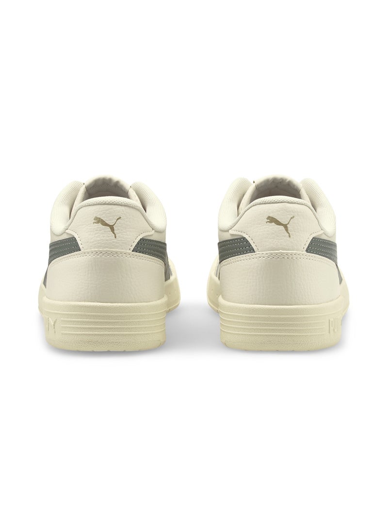 Caracal Unisex White Green Trainers