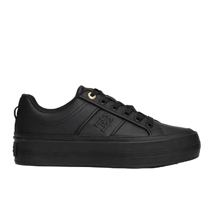 Leather Flatform Sneakers