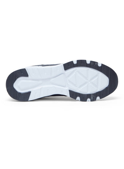 Men's Black Low-Top Casual Sneakers with Iconic Branding for a Clean Look
