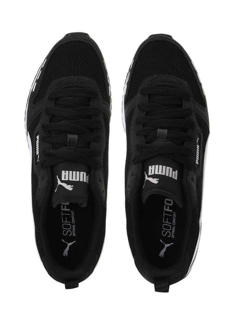 R78 Runner Mens Black Trainers