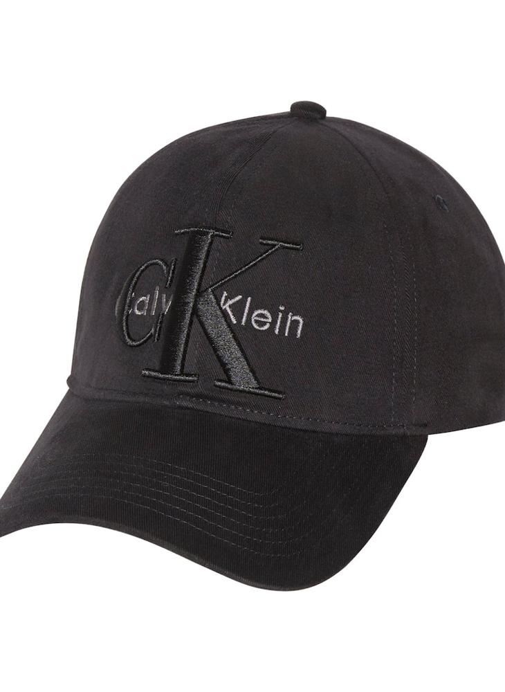LARGE LAYERED MONOLOGO curved peak CAP