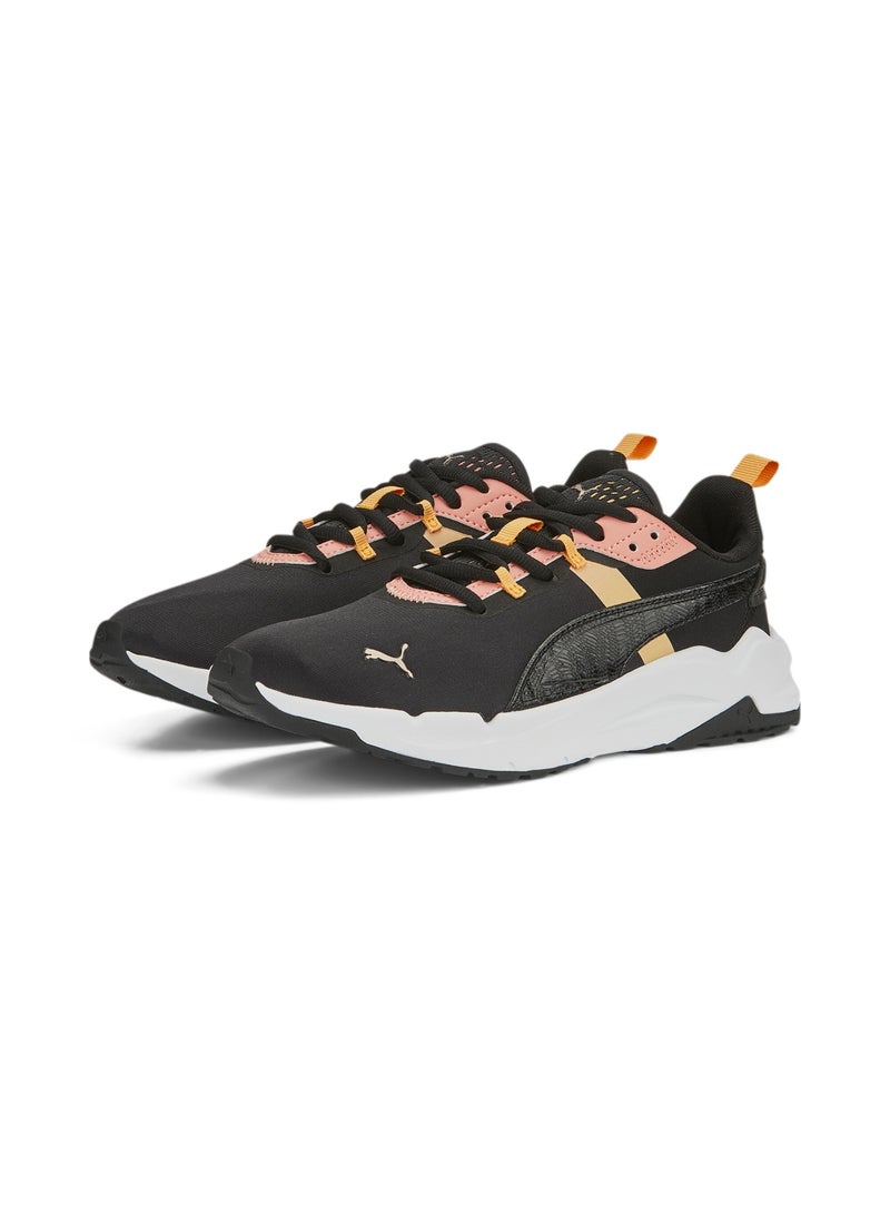 Stride Monarch Womens Black Sneakers