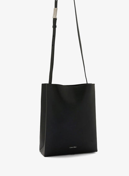Line Leather Crossbody