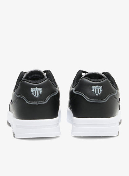 Men's Black Low-Top Sneakers - Lightweight Shoes With White Sole , Comfortable Casual Shoes
