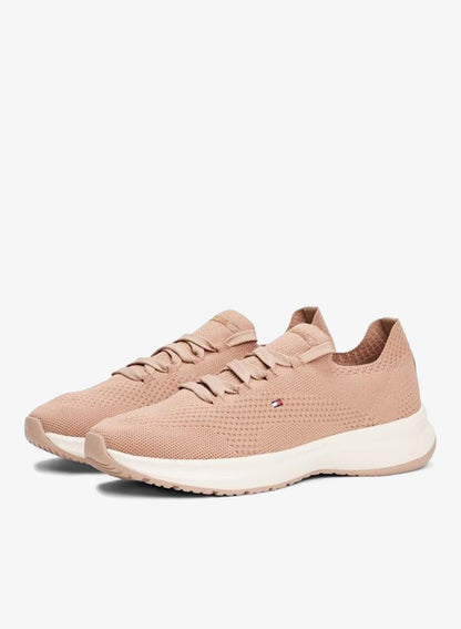 Knit Runner Lace Ups Sneakers