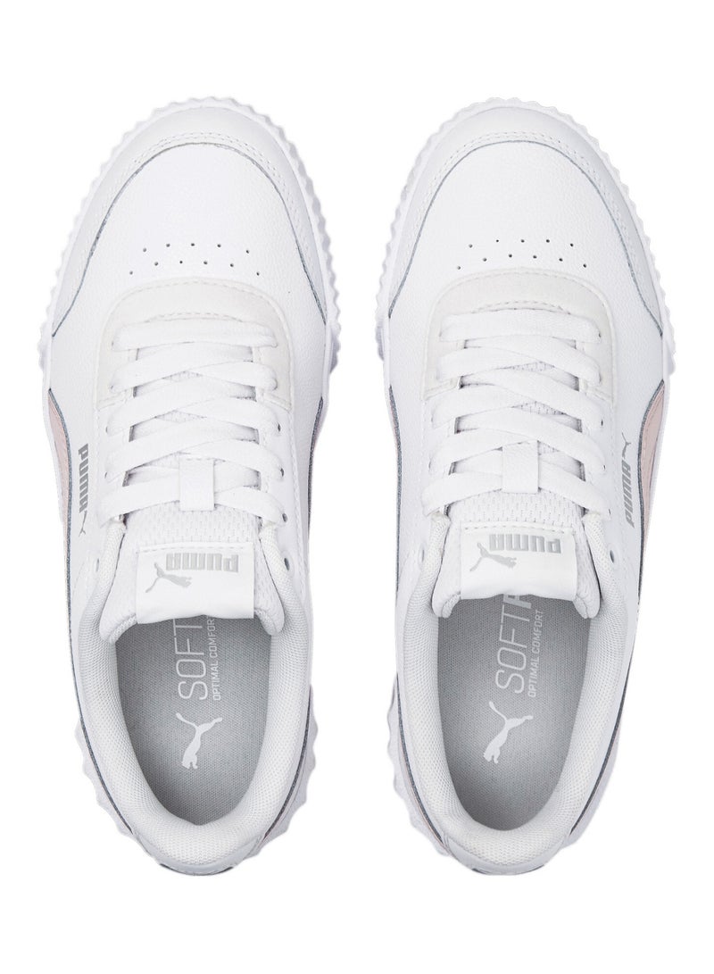 Carina Lift Girls White Trainers