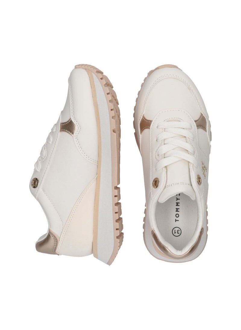 Kids Lace Up Low Top Sneakers