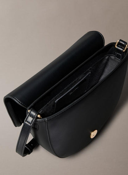 Logo Raised Saddle Crossbody