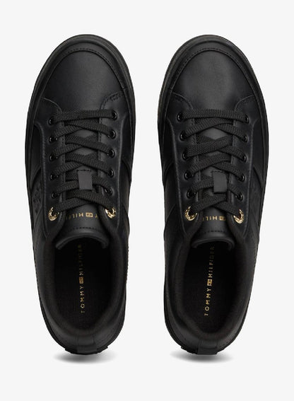 Leather Flatform Sneakers