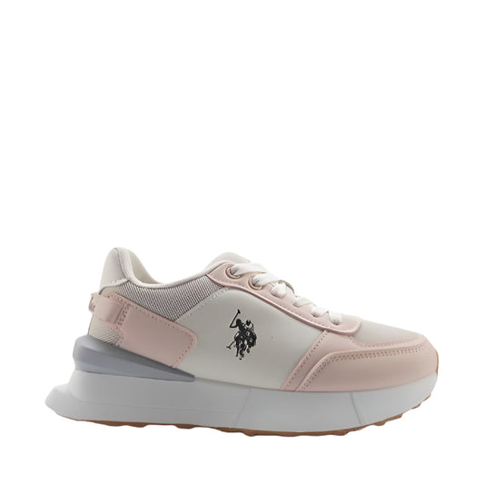 Women's Panelled Lace-Up Sneakers