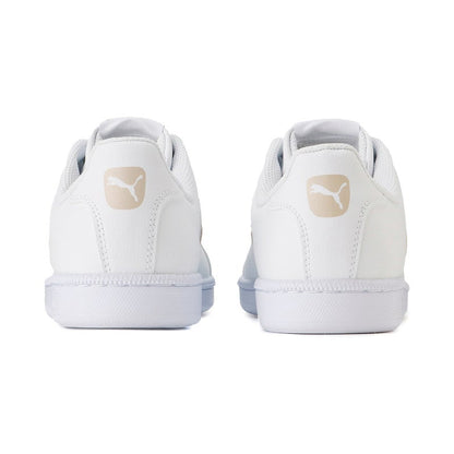 Smash Cat Leather Unisex White Sneakers