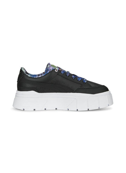 Mayze Stack Feelin' Xtra Womens Black Sneakers