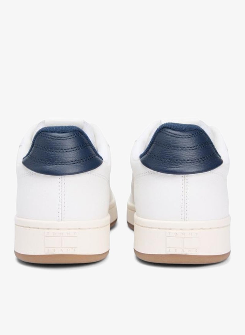 Archive Court Leather Embossed Sneakers