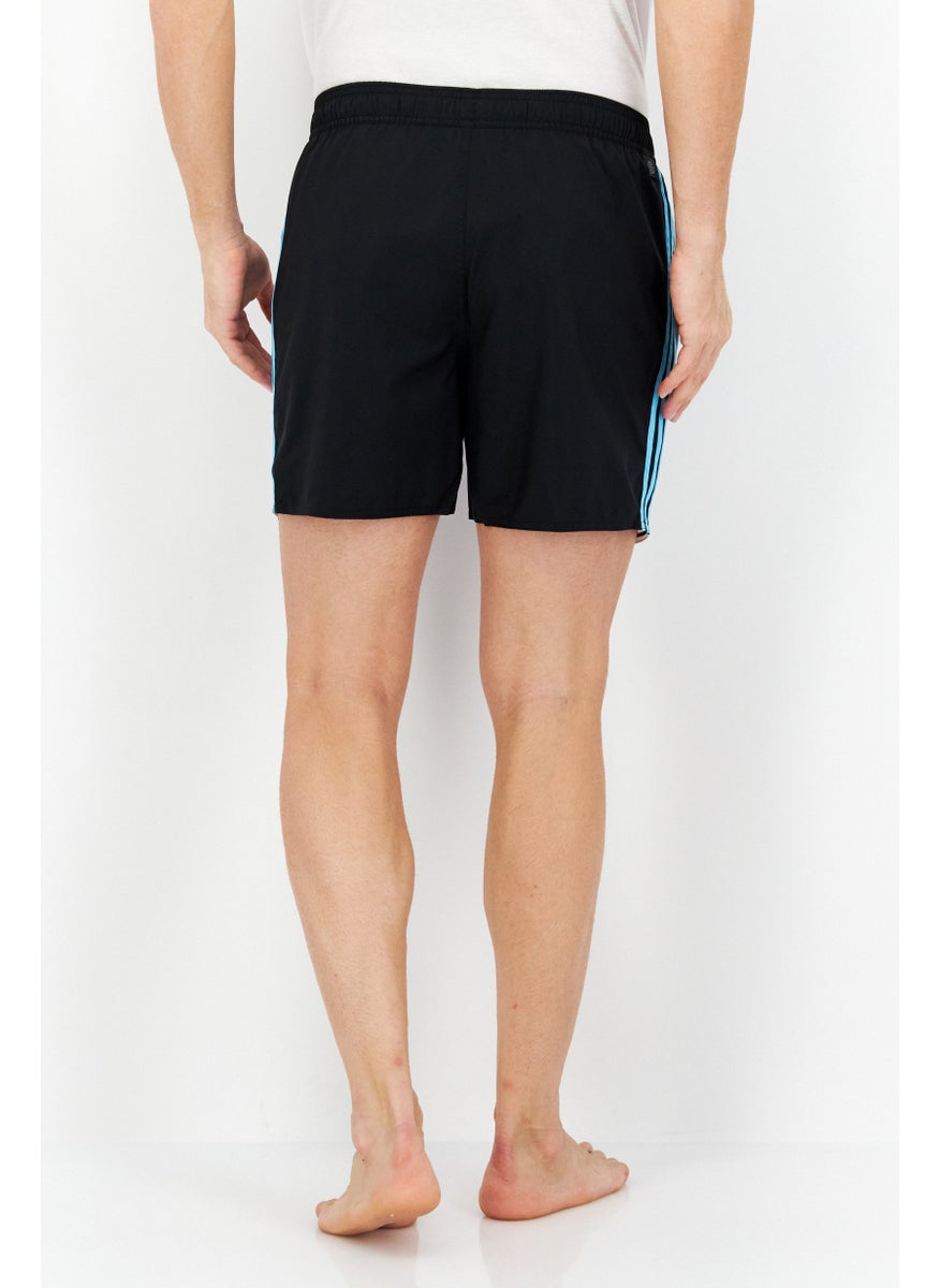 Men Sportswear Fit Board Shorts, Black Combo