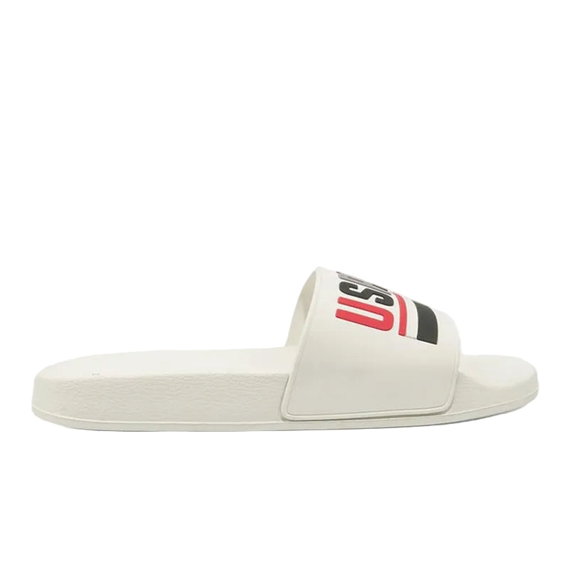Men's White Signature Slides – Effortless Style Meets Ultimate Relaxation!