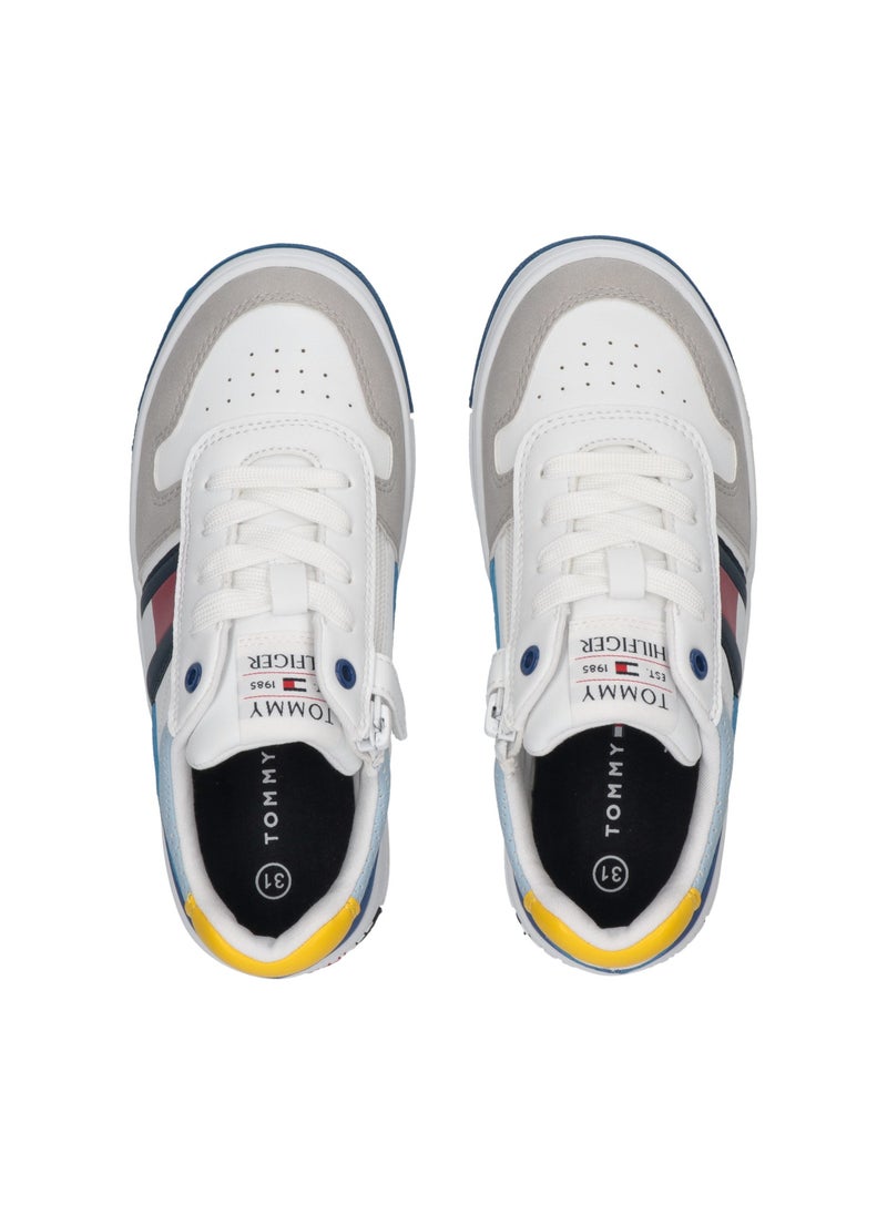 Kids Lace Up Low Top Sneakers