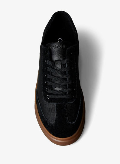 Leather Signature Logo Trainers