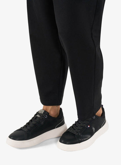 Men's Black Low-Top Sneakers - Designed for Style Shoes