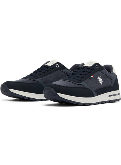 Men's Navy Low-Top Sneakers - Modern Design for All-Day Comfort