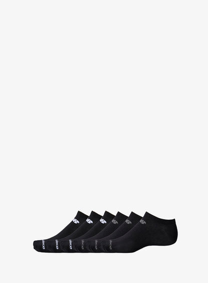 6 Pack Everyday Lightweight No Show Socks