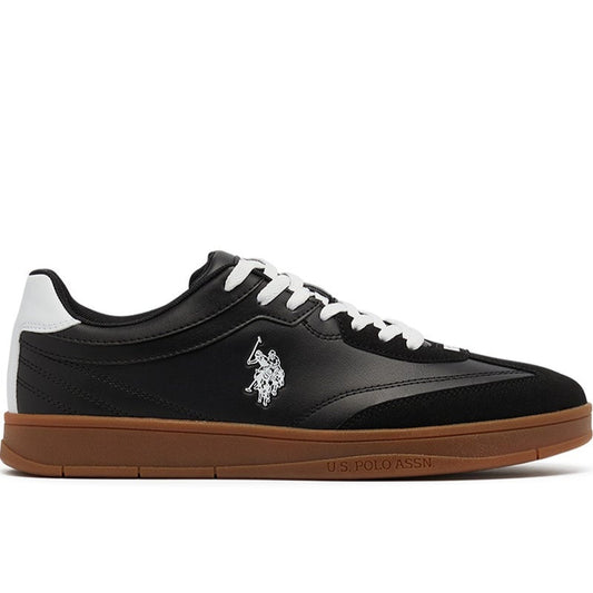 Men's Black Low-Top Sneakers - Fashionable Lace-Up Style, Perfect for Everyday Casual Outfits