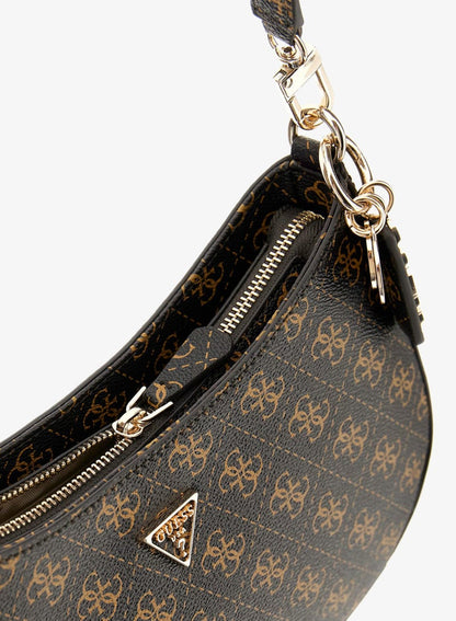 Noelle Logo Zip Through Shoulder Bag