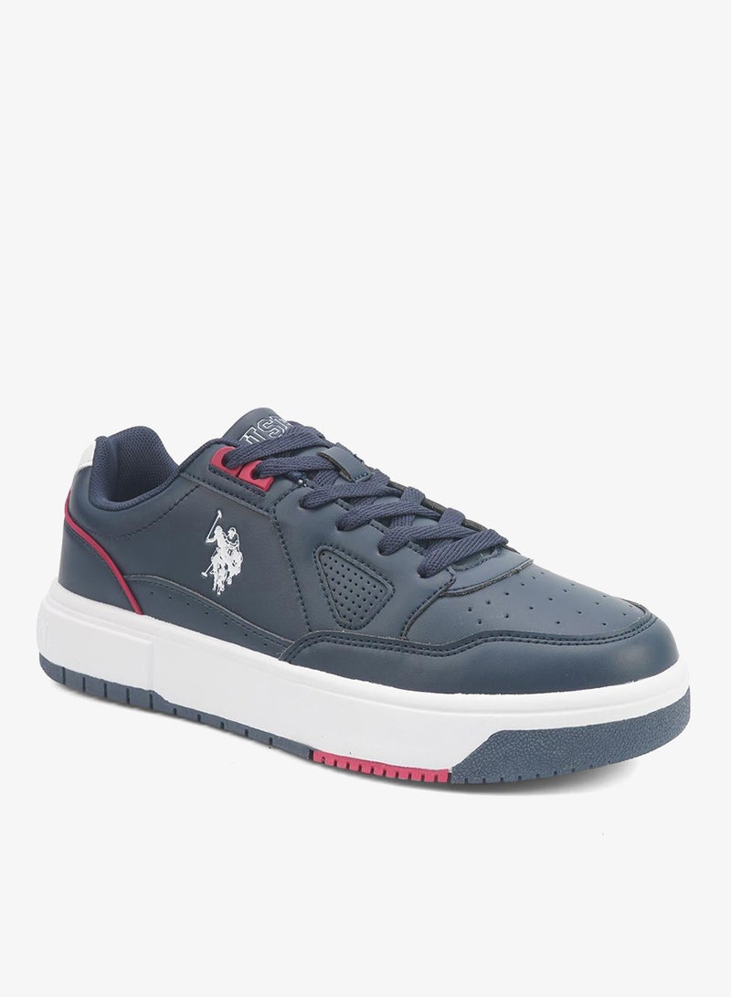 Men's Navy Classic Low-Top Sneakers,Lightweight Shoes Casual for Everyday Style
