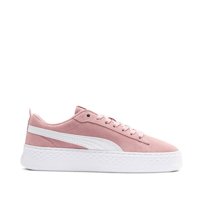 Smash Platform Womens Pink Suede Trainers